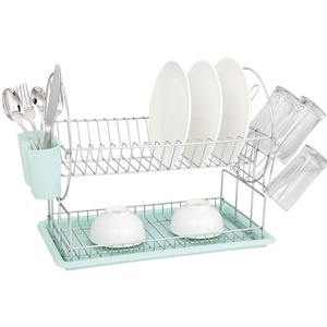 imagen de Escurridor de platos Verde agua Carol Linea Soft